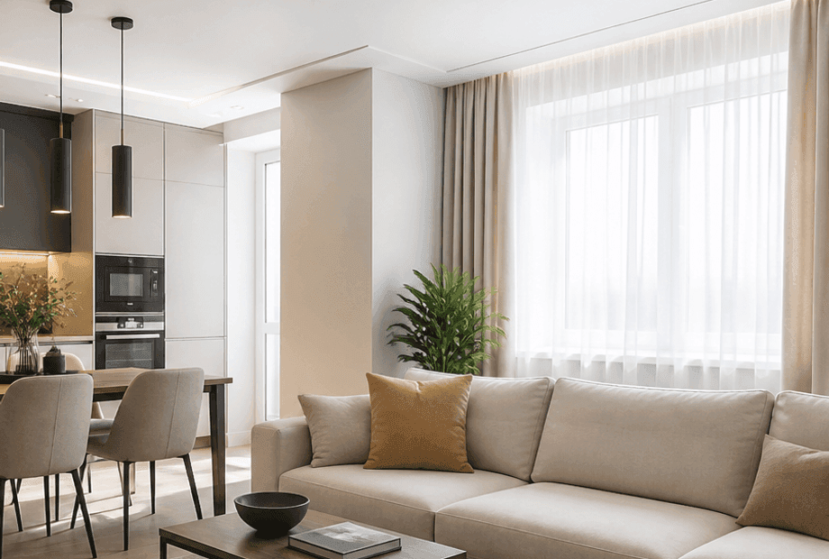 Интерьер проекта: Сталинка у парка — 58 м²